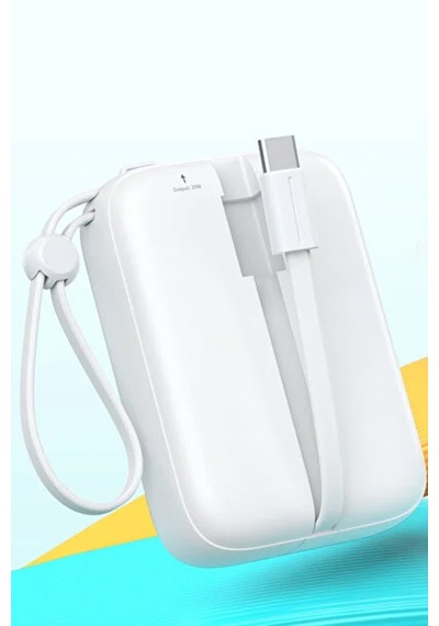 Thentech 1000mah Telefon Tablet Powerbank Küçük Taşınabilir Küçük Güçlü Portatif Powebank Beyaz