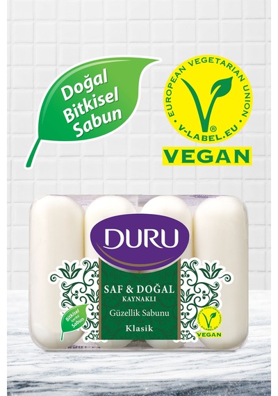 3 Adet Duru Güzellik Sabunu Saf&doğal 4x70 G Klasik Diğer