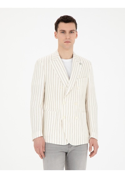 Pierre Cardin Erkek Ekru Ceket 50284938-vr019 Ekru