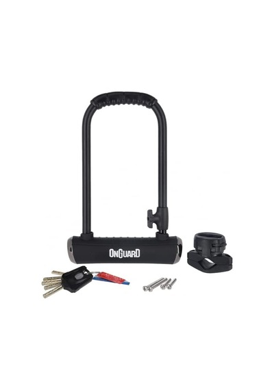Onguard 8003 x Pitbull Anahtarlı U-Kilit Siyah