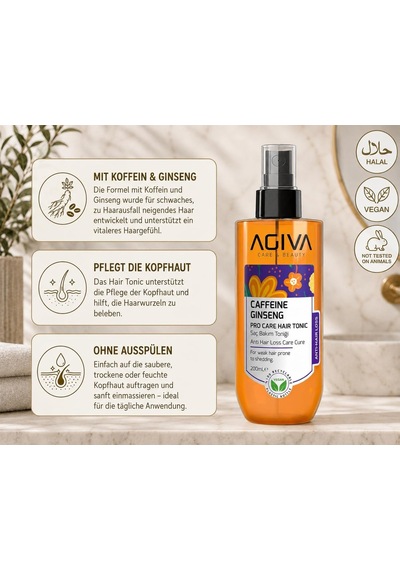 Agıva Care Caff-ginseng 200ml Saç Toniği