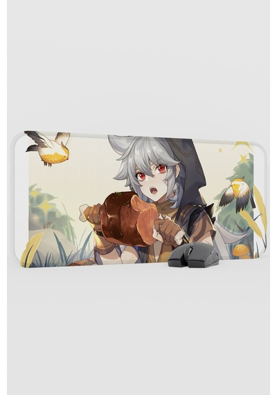 Razor Genshin Impact Anime Oyuncu V3 - 70x30 Xl Gaming Mouse Pad Fare Altlığı