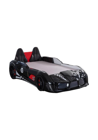 Setay Arabalı Yatak, Raceing Car V8 Full Ledli Koltuklu Arabalı Yatak - Siyah 100x190 Setay Arabalı Yatak, Raceing Car V8 Full Ledli Koltuklu Arabalı Yatak - Siyah 100x190