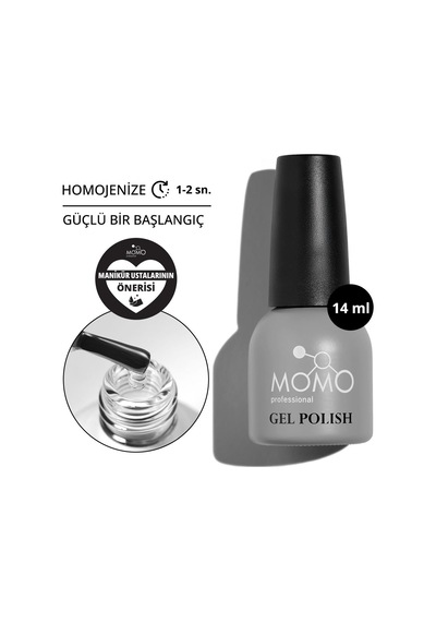 Momo Professional Undefined Kalıcı Oje İçin Base Coat 14 Ml