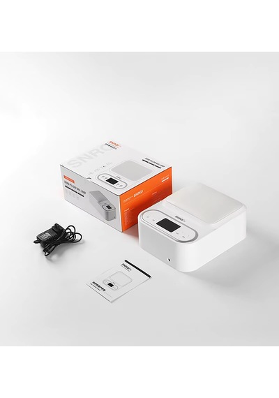 T9 Deri Yüzeyli Manikür Tırnak Kurutucu Uv Led Lamba Protez Tırnak Lambası Beyaz 48w