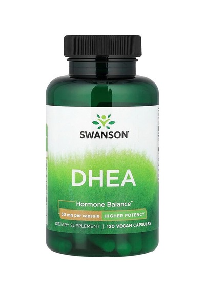 Swanson Vitamins, Higher Potency Dhea, 50 Mg, 120 Vegan Capsules