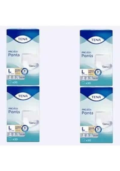 Tena Proskin Pants Normal 5.5 Damla Emici Külot Hasta Bezi L 4 x 30'lu