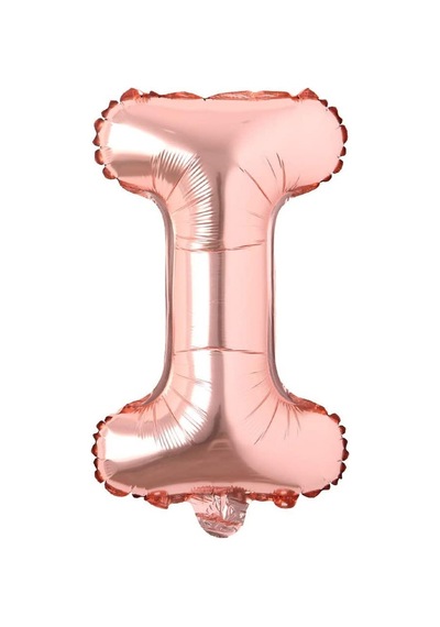 I Harf Rose Gold Folyo Balon16 İnç 36 cm