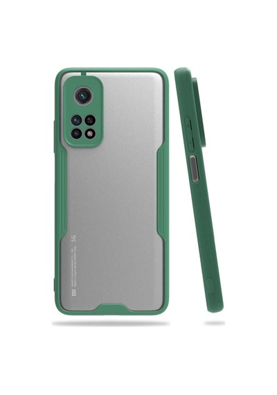 Xiaomi Mi 10T Pro 5G Kilif Kenar Renkli Kamera Korumali Mat Kapak 486326494