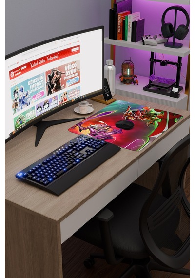 Terraria Kaymaz Dikişli Kauçuk Oyuncu Mousepad V5 - 48x40 Xl Gaming Mouse Pad Fare Altlığı