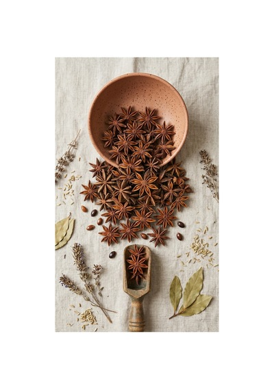 Yıldız Anason 50gr ,star Anise, Whole Star Anise, Badian, Doğal Ve Katkısız