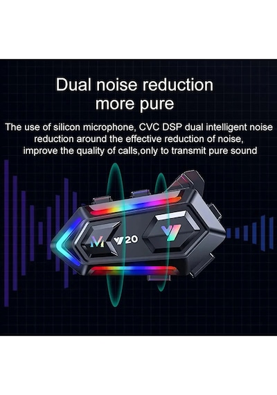Vothoon Y20 Rgb Modlu Bluetooth Kask Kulaklığı