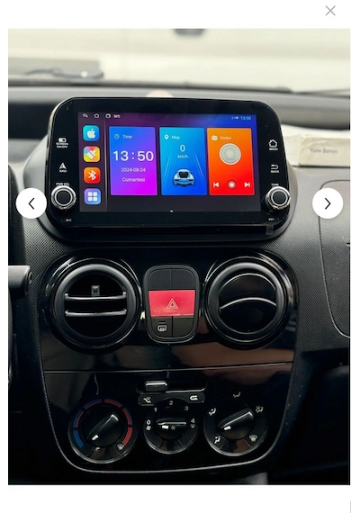 Blueway Fiat Fiorino 7''android-gerçek 4/64 Gb/4 Çekirdek-wifi-bt-kablosuz Carplay-hd Kamera li 7"