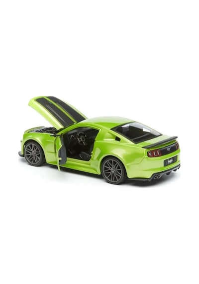 Maisto Lisanslı Metal Ford Mustang Street Racer 2014 1:24 Kapıları Açılabilir Oyuncak Model Araba Yeşil