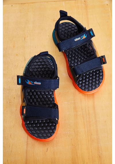 Vicco Jack Işıklı Erkek Bebek Lacivert Sandalet Lacivert