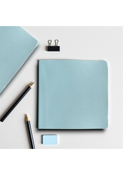 Fark Tanıtım Defter, Noktalı Not Defteri Pu Deri Not Defteri 16,5x16,5 Cm, 96 Yaprak 192 Sayfa , 90 Gr Ivory Çok Renkli