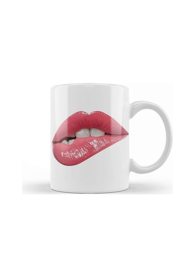 Sexy Lips Dudak Kupa Bardak Porselen Karışık