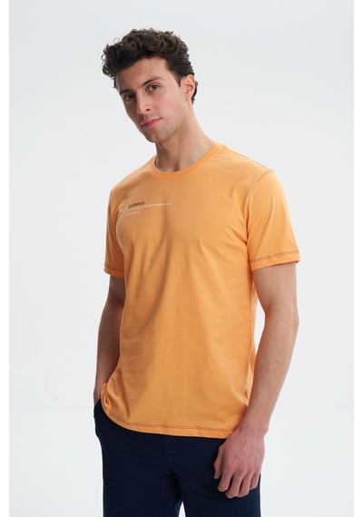 AR-MA Arma Erkek Regular Fit Süprem Penye Bisiklet Yaka Tişört Y27344407401 Pembe