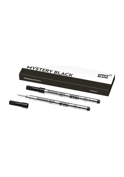 Montblanc 2'li Rollerball Yedeği Medium Mystery Black 128231