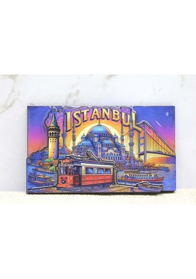 Ahşap İstanbul Temalı Magnet Diğer 05983101