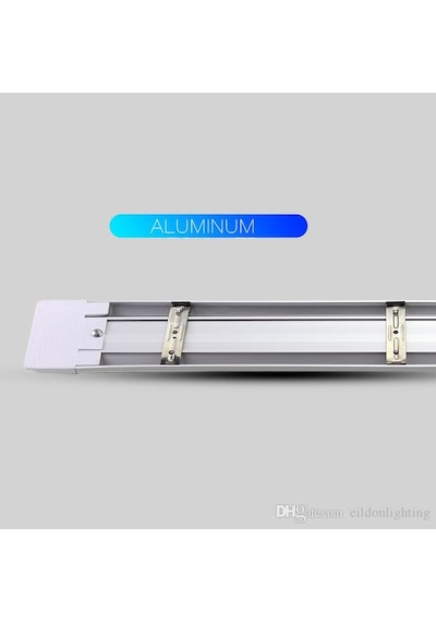 10 Adet Beyaz Led Bant Armatür 60 Cm 18 Watt Beyaz