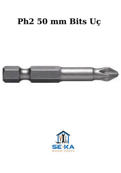 Ph2 50mm Bist Uç 40 Adet Kaliteli Mıknatıslı 1. Sınıf Profosyonel Yıldız Başlı Matkap Ucu