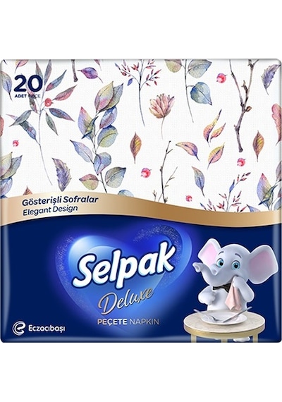Selpak Deluxe Peçete 20'li