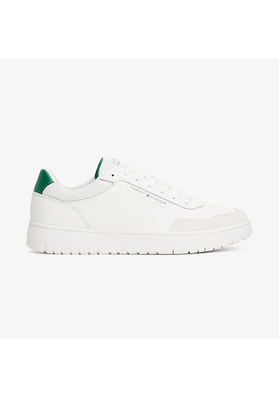 Tommy Hilfiger Low Top Mixture Erkek Beyaz Sneaker Fm0fm05467 Beyaz