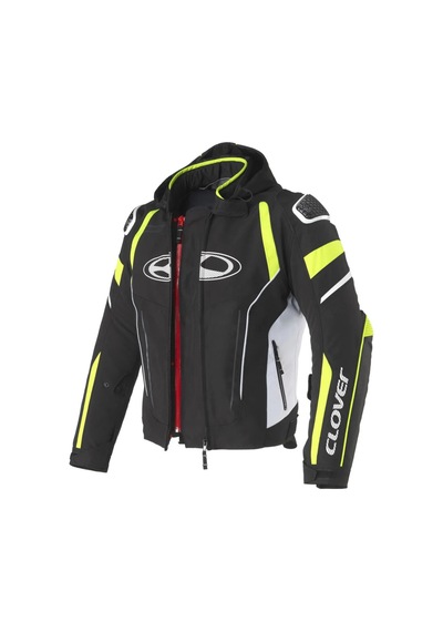 Clover Rainblade-3 Wp Korumalı Motosiklet Montu Siyah Sarı