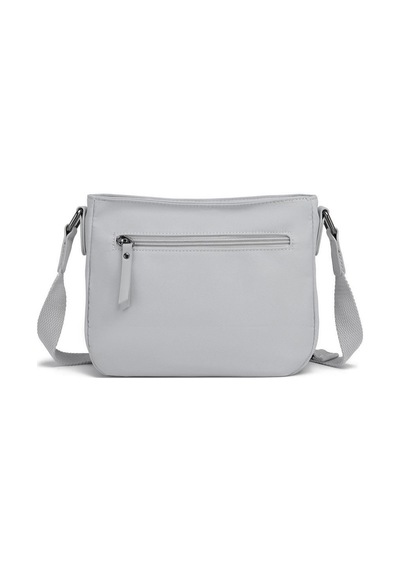 Smart Bags Twill Dimi Kumaş Postacı Kadın Çantası 3324 Gri