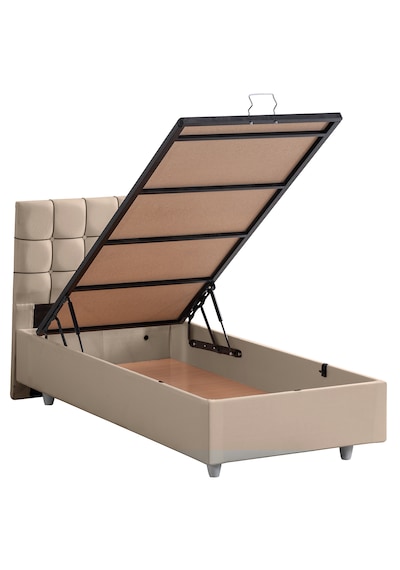 Tavira İkili Set, Tavira Tek Kişilik Baza Başlık Seti Bej 100 x 200