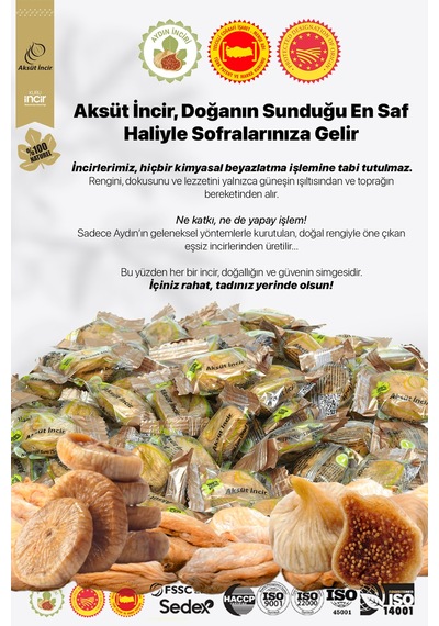 250g Kuru Incir Gold Metal Pencereli Kutu 250 G