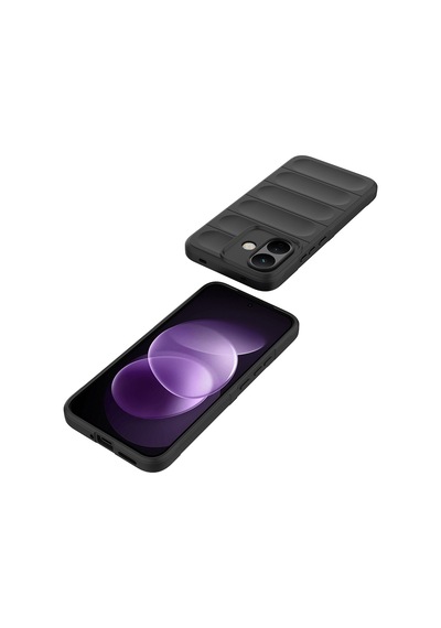 Redmi Note 17 Pro Kılıf Esnek Tpu Oyuklu Arka Yüzey Tasarımlı Etnik Silikon Kapak Siyah