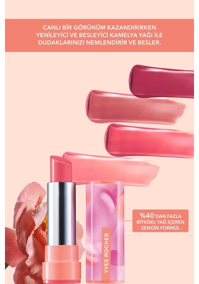 Yves Rocher Ultra Besleyici Işıltı Veren Glow Ruj-05 Gelincik Kırmızısı-64803