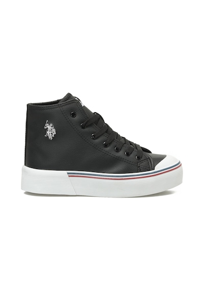 U.s. Polo Assn. Penelope Hıgh P Wt 5pr Siyah Kadın High Sneaker Siyah