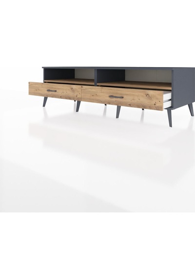 Kronos Tv Ünitesi 2 Raflı 2 Çekmeceli 176x59x51 Antrasit-çam/çam Atlas Çam/atlas Çam Kronos Tv Ünitesi 2 Raflı 2 Çekmeceli 176x59x51 Antrasit-çam/çam Atlas Çam/atlas Çam