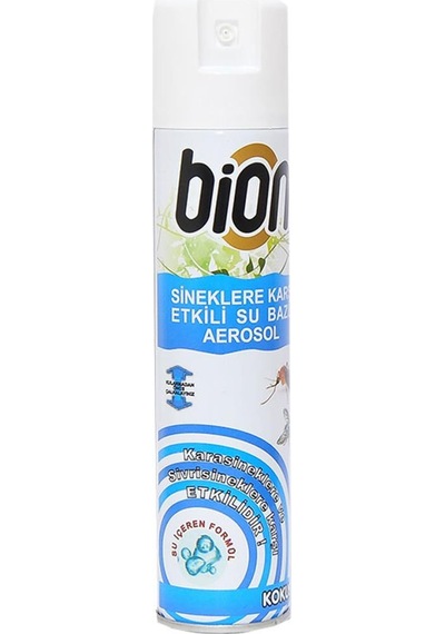 Bion Kara Sivri Sineklere Karşı Su Bazlı Sprey Aerosol 405 Ml Çok Renkli