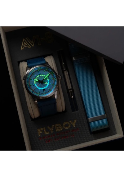 Avı-8 Flyboy Wingman Worldtimer Gmt Av-4120-03 Otomatik Erkek Kol Saati Metalik Gri