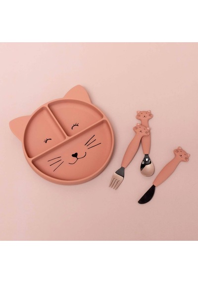 Trixie Mrs.cat Silikon Vakumlu Bölmeli Tabak 96-451 Pembe