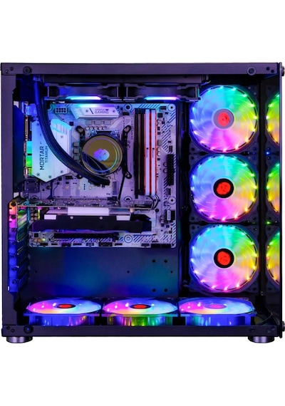 Coldpower Seaview 7X ARGB Temperli Cam 750W 80+ Bronze E-ATX Bilgisayar Kasası