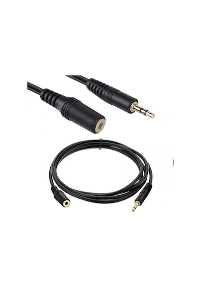3.5mm Stereo Dişi Erkek Uzatma Kablosu Kulaklık Aux Uzatma Kablosu 2m