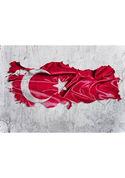 3 Boyutlu Türkiye Haritası Duvar Kağıdı