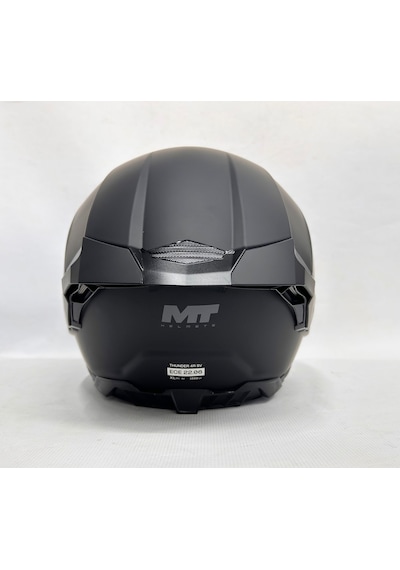 Mt Thunder 4sv R Pure Mat Siyah Şefaf Vizörlü Kask - Iç Güneş Vizörlü Sİyah