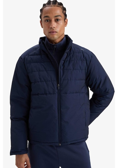 Defacto Defactofit Su İtici Regular Fit Fermuarlı Su Geçirmez Mont E9219ax25aunv238 Lacivert