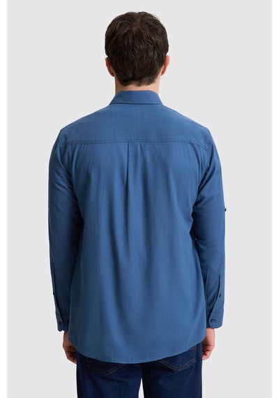 U.S. Polo Assn. U.s. Polo Assn. Erkek Açık Lacivert Gömlek Basic 50324660-vr059