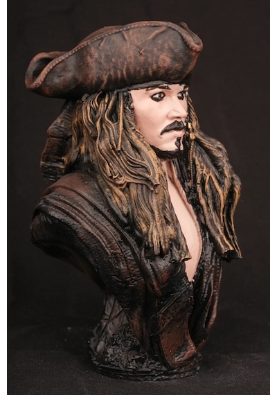 Dükkan Design Jack Sparrow Büst
