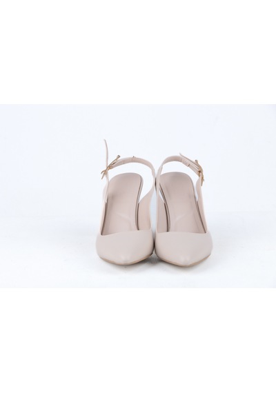Ayakkabımood Cc 8 Cm Arka Açık Kadın Stiletto Ayakkabı Siyah
