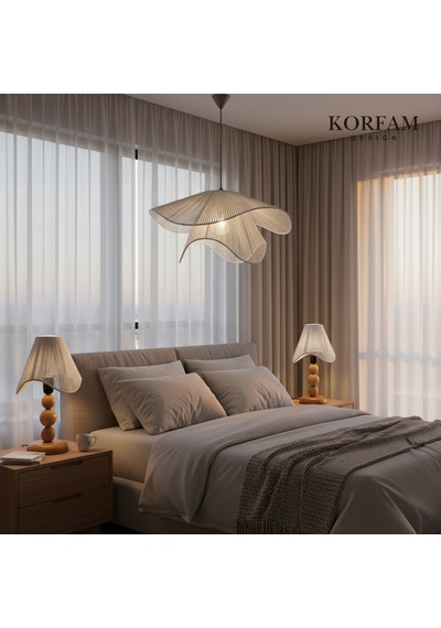 Breeze Modeli - Avize & Abajur Set - Hasır El Yapımı Bohem Avize 2'li Ahşap Ayaklı Rustik Abajur Set - Beyaz Çok Renkli Breeze Modeli - Avize & Abajur Set - Hasır El Yapımı Bohem Avize 2'li Ahşap Ayaklı Rustik Abajur Set - Beyaz Çok Renkli