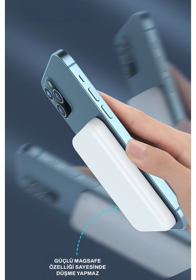 İthink Powerbank Magsafe 15 W 5000 Mah Pb-900 Beyaz Beyaz
