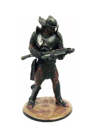 The Lord Of The Rings - Eaglemoss - 107 Uruk-hai Invder With Crossbow At Helm's Deep Koleksiyon Figürü
